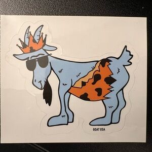 GOAT USA Sticker with Funky Goat Design